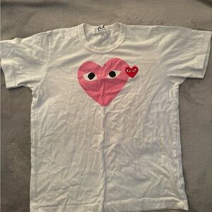 Comme De Garçon PLAY Heart Graphic T-Shirt